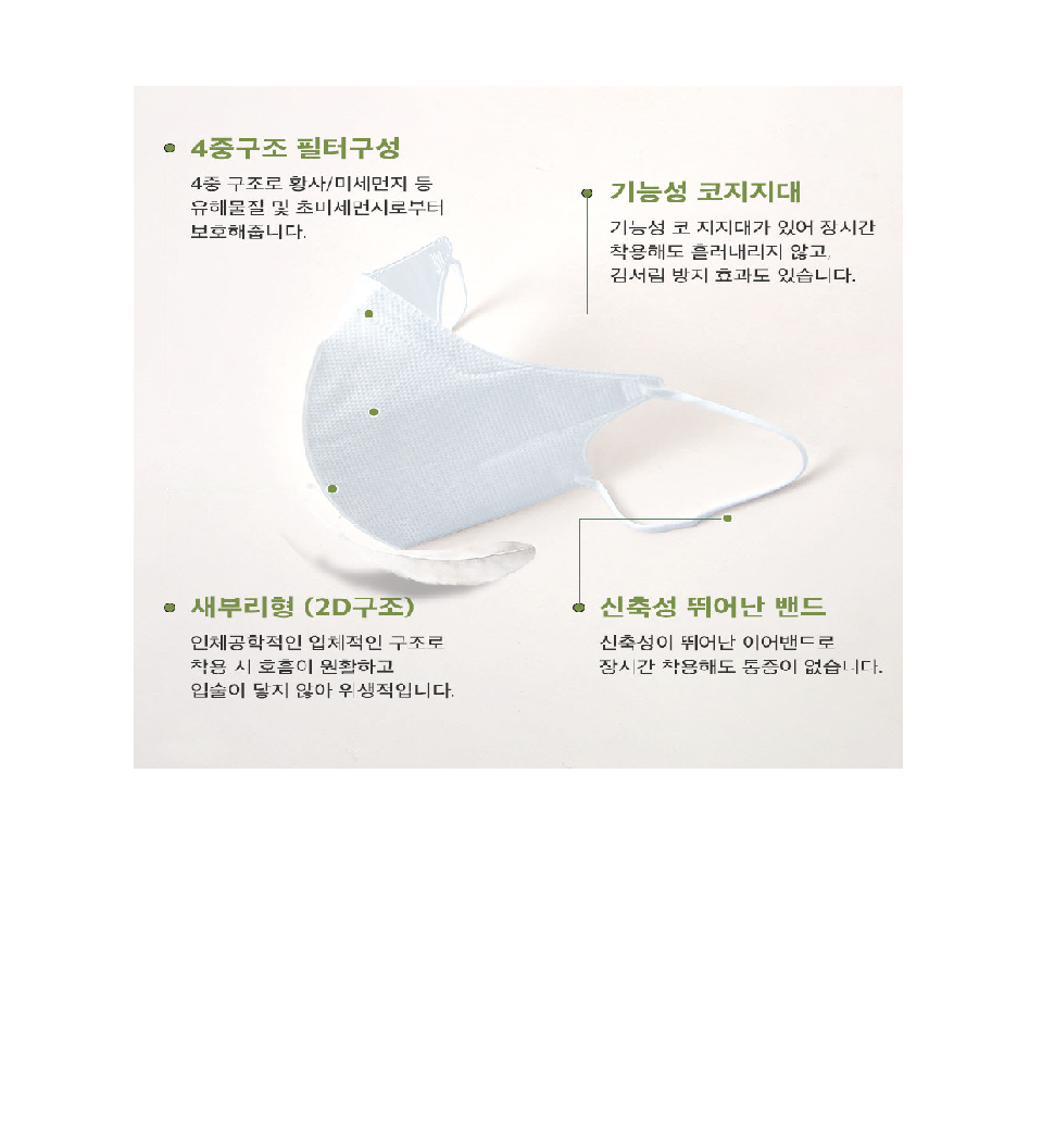 자연&숨 마스크